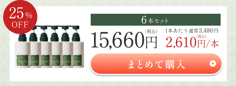 25%OFF 6本セット